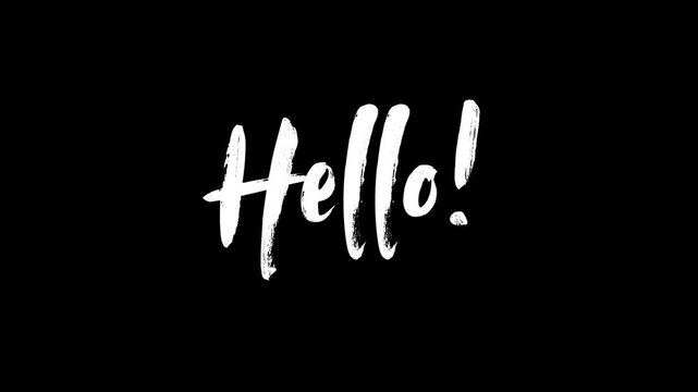hello opening video