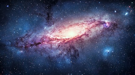 Fototapeta premium Explore the mysteries of the galaxy and its stunning constellations.