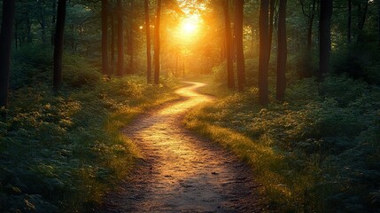 Fototapeta premium morning in the forest