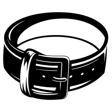 black belt with buckle clip art preview