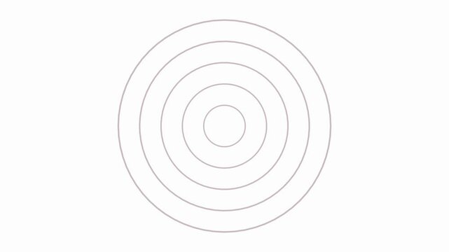 Abstract 3d circles render background Loop White abstract pattern of circles with the effect of displacement. White circles wave gradient animation Pure basic animated cover for business presentation.