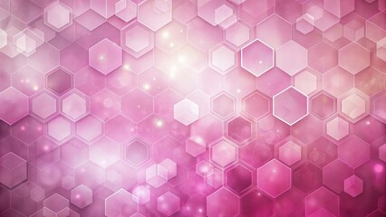 Geometric Pink Hexagon Bokeh Background Soft Focus , texture, geometric pattern