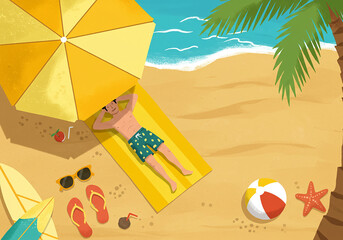 summer beach background