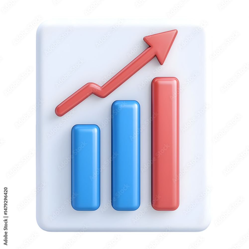 Poster combined line and bar graph with temperature data visualization
