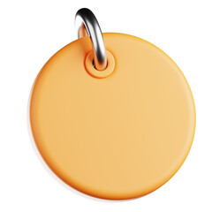 Orange Sale Tag 3D Icon