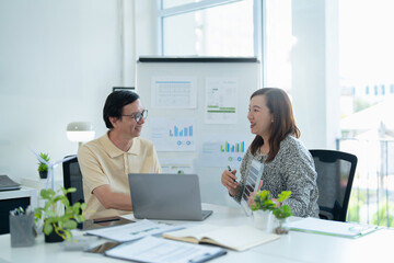 Business create about sustainable energy ideas, net zero green energy