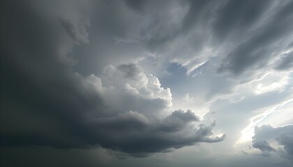 Obraz premium storm clouds time lapse