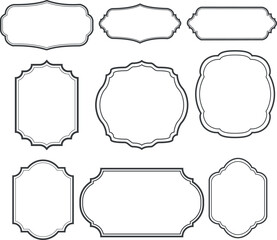 Vintage Frame Super Set &ndash; 50+ Retro Borders for Invitations, Posters & Wall Art &ndash; Ornate, Rustic & Distressed Styles