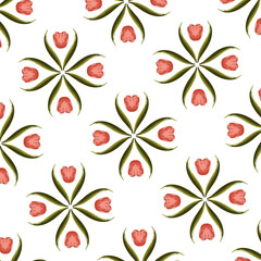 seamless pattern with flowers