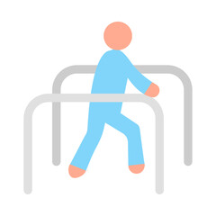 Physiotherapy flat icon
