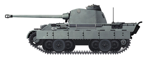 E-45 (Alternative E-series tank, early prototype of the E-50 tank, with 8.8cm gun) © Tikros
