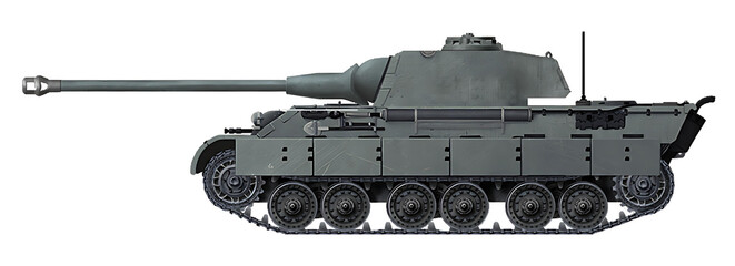 E-50 (P) (Alternative E-series tank, based on the Tiger (P) chassis and with an 8.8cm gun) © Tikros