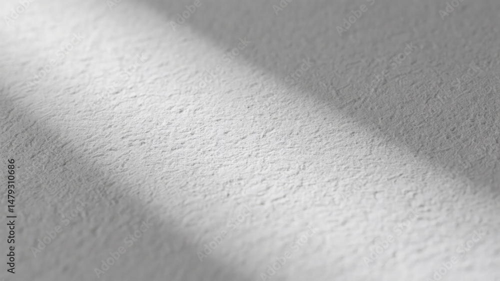 Poster textured white surface with dramatic shadows creating a simple and modern aesthetic