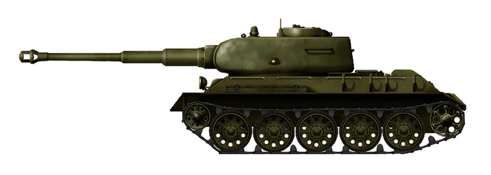 T-43-88 (Alternative T-43 tank with German KwK 36 gun, caliber 8.8cm)