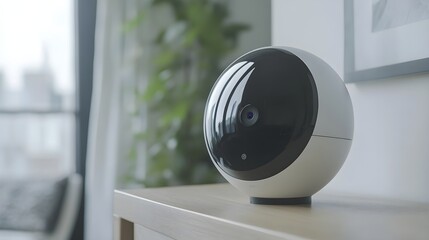 modern office building with lamp