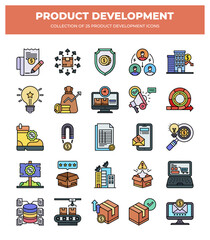 Product Development Icons: 25 Essential Icons for Business Growth