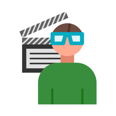 Actor flat icon