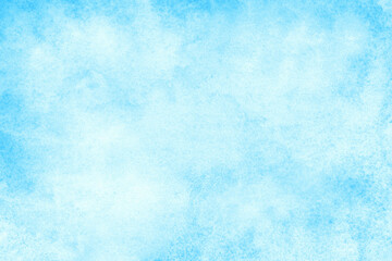 Blue abstract background in watercolor style