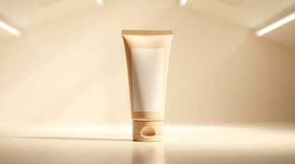 Skincare Products on Pink Satin.