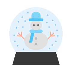Snow Globe flat icon