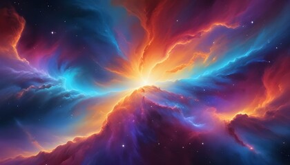 Stunning image of a vibrant nebula, showcasing the beauty and mystery of outer space.