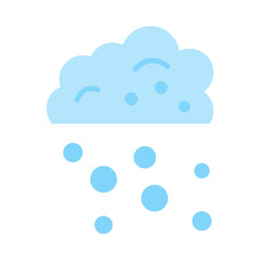 Hail flat icon