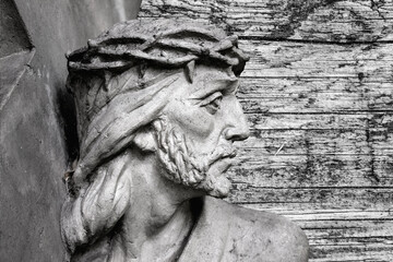 Jesus Christ under the weight of the cross. The suffering and death of God	
