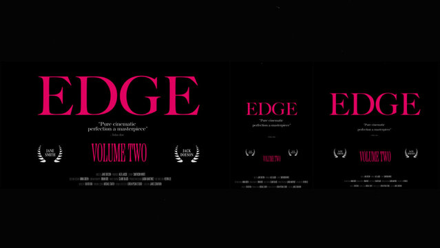 Cinematic Film Title Card, Movie Poster Typography Overlay 67 | Fully Modular Editable Layouts & Easy Text Animator Control to Create Custom Text Animations Without KeyFrames 