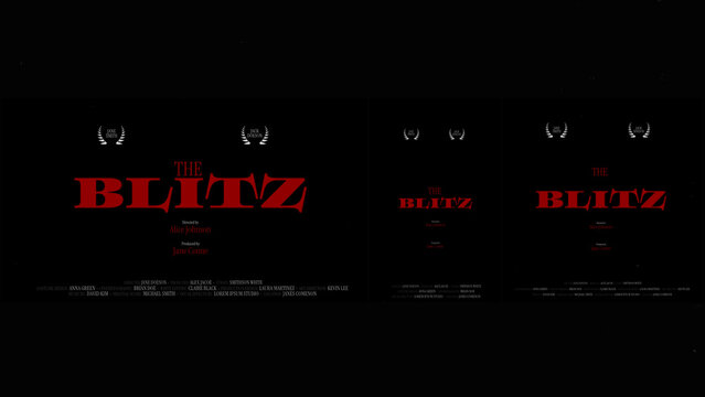 Cinematic Film Title Card, Movie Poster Typography Overlay 72 | Fully Modular Editable Layouts & Easy Text Animator Control to Create Custom Text Animations Without KeyFrames 