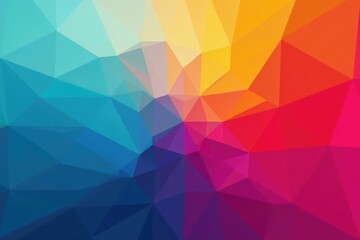 Abstract geometric shapes, vibrant colors, banner design, creative, colorful, promotion