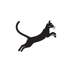 Elegant Savannah Cat Silhouette Vector Design – Exotic Hybrid Feline Outline Illustration Featuring Graceful Posture, Spotted Coat Detail, and Sleek Form for Artistic, Decorative, and Branding Use.
