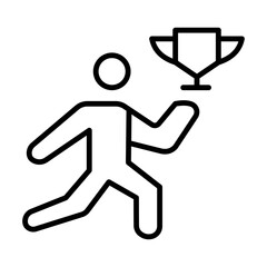 Success Line Symbol Icon