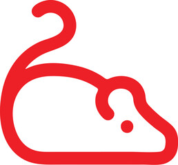 : Mouse simple icon. Vector ICON all icon Viktor 