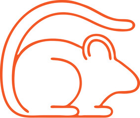 : Mouse simple icon. Vector ICON all icon Viktor 