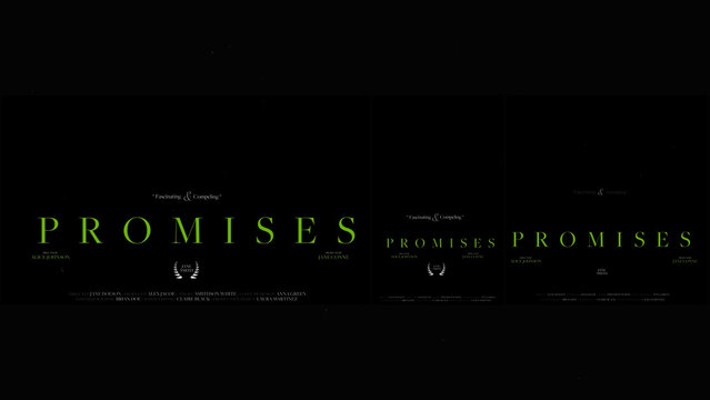 Cinematic Film Title Card, Movie Poster Typography Overlay 99 | Fully Modular Editable Layouts & Easy Text Animator Control to Create Custom Text Animations Without KeyFrames 