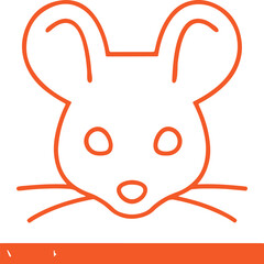 : Mouse simple icon. Vector ICON all icon Viktor 