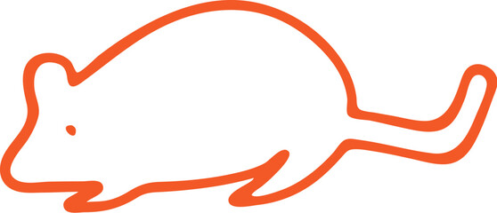 : Mouse simple icon. Vector ICON all icon Viktor 