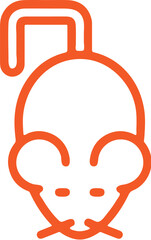 : Mouse simple icon. Vector ICON all icon Viktor 