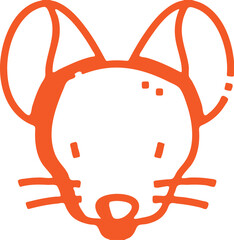 Mouse  simple icon. Vector ICON all icon Viktor
