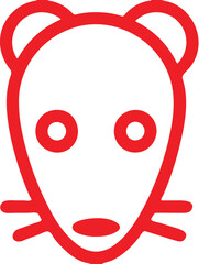 Mouse  simple icon. Vector ICON all icon Viktor
