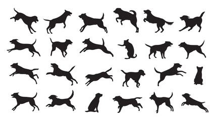 Cute Dog Silhouettes Images