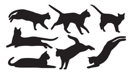 Black Cat Silhouettes