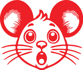 Mouse  simple icon. Vector ICON all icon Viktor
