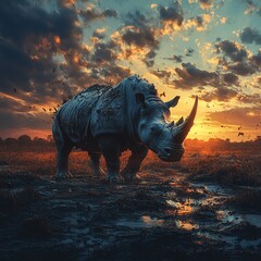 Fototapeta premium Extinction is inevitable