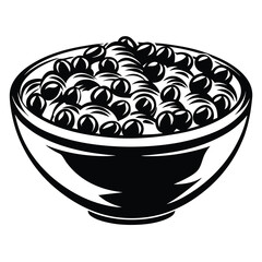 A Delicious Bowl of Creamy Oatmeal with Sweet Berry Topping A Tempting Breakfast or Brunch Treat Perfect for a Cozy Morning