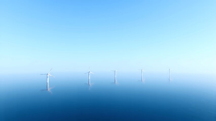 Fototapeta premium offshore wind turbines