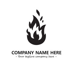 Fire Logo Company Design Illustration Vector Graphic Image