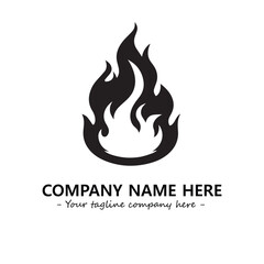 Fire Logo Company Design Illustration Vector Graphic Image
