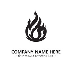 Fire Logo Company Design Illustration Vector Graphic Image