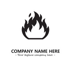 Fire Logo Company Design Illustration Vector Graphic Image